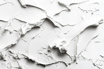 Abstract textured white plaster