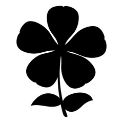 lilac flower minimalist silhouette vector - for nature graphic design projects lilac, plant flower modern artwork.