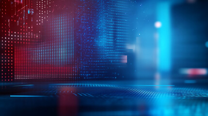 abstract background with binary code