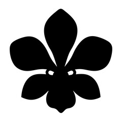 orchid flower minimalist silhouette vector - for nature graphic design projects orchid, plant flower modern artwork.