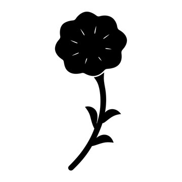 recommend clip art: petunia flower minimalist silhouette vector - for nature graphic design projects petunia, plant flower modern artwork.