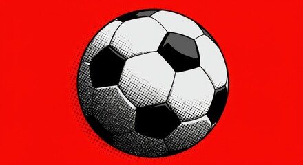 Pop Art Soccer Ball