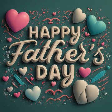 Naklejki happy fathers day greeting card designs design