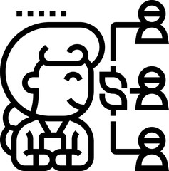 accounting illustration on a white background  