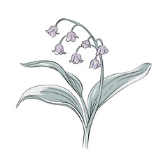 Pastel Petals Graceful Leaf Arrangement