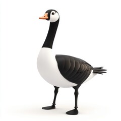 Cartoon depiction of a canada goose.