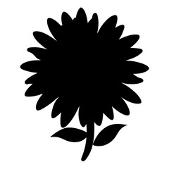 bee balm flower minimalist silhouette vector - for nature graphic design projects bee balm, plant flower modern artwork.