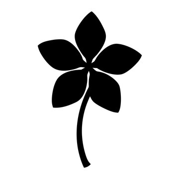 recommend clip art: bougainvillea flower minimalist silhouette vector - for nature graphic design projects bougainvillea, plant flower modern artwork.
