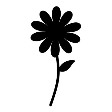 recommend clip art: coreopsis flower minimalist silhouette vector - for nature graphic design projects coreopsis, plant flower modern artwork.