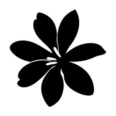 crocosmia flower minimalist silhouette vector - for nature graphic design projects crocosmia, plant flower modern artwork.