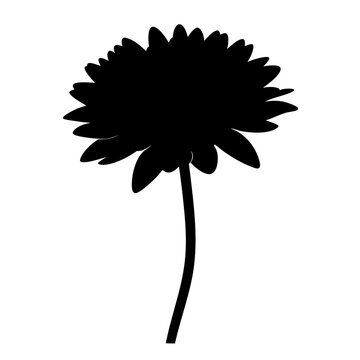 recommend clip art: dahlia flower minimalist silhouette vector - for nature graphic design projects dahlia, plant flower modern artwork.