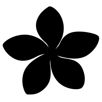 recommend clip art: jasmine flower minimalist silhouette vector - for nature graphic design projects jasmine, plant flower modern artwork.