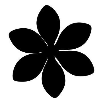 recommend clip art: jasmine flower minimalist silhouette vector - for nature graphic design projects jasmine, plant flower modern artwork.