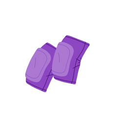 Knee brace for women vector cartoon illustration isolated on a white background.