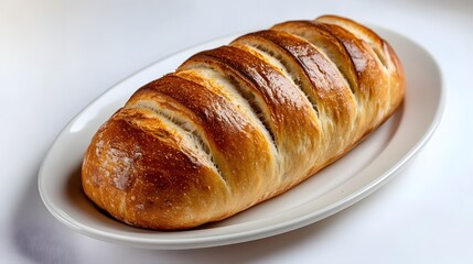 Fototapeta premium bread on a white background
