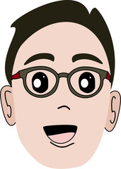 face of a man