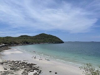 beach and sea , Koh sichang Thailand หาดถ้ำพัง