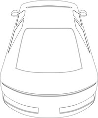3D illustration of vehicle model