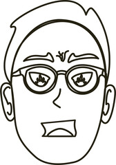 face of man