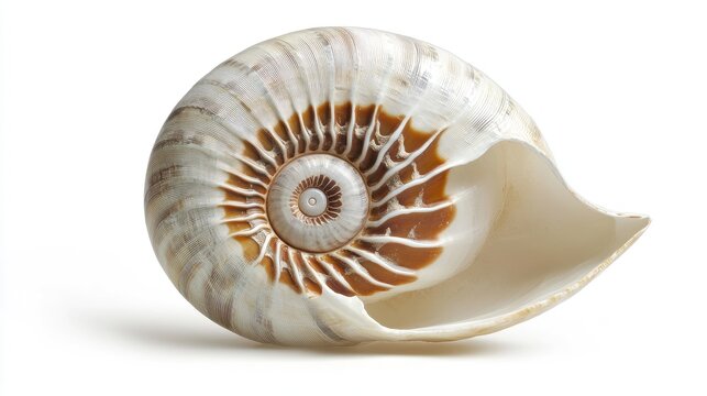 seashell isolated on white background