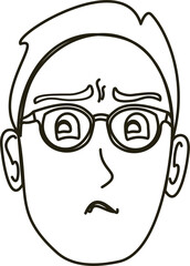 face of a man