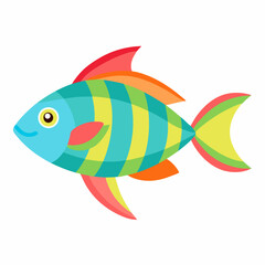 fish on a white background