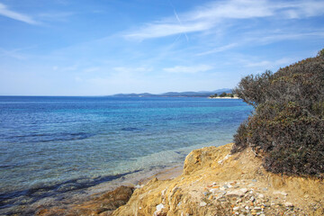 Sithonia coastline near Kastri Beach, Chalkidiki, , Greece