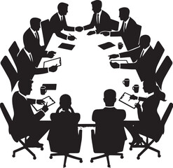 Business negotiation vector