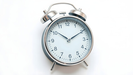 Classic Alarm Clock A Detailed Photo of a Vintage-Style Timepiece