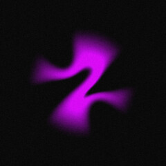 Abstract Gradient Poster Design with Purple and Black