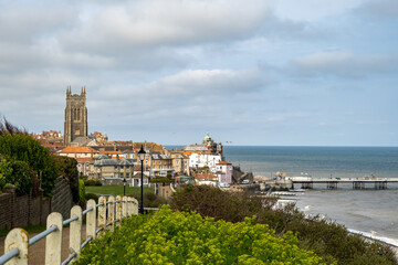 Paston Way footpath on Cromer Clifftops, North Norfolk Coast
