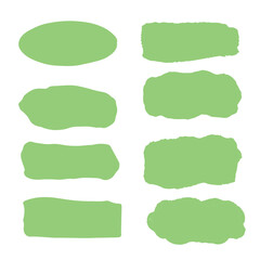 set of colorful frames
