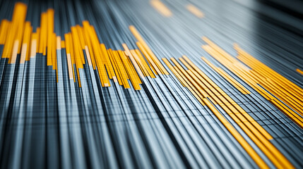 Profitability tracking application digital finance data visualization modern technology abstract view business insights