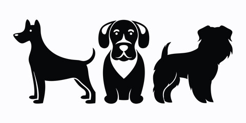 vector illustration of a dog
