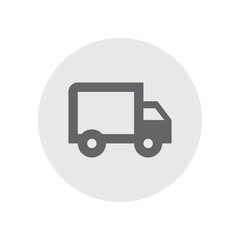 Shipping Truck Outlined Icon