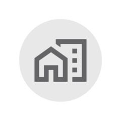 Home Work Map Outlined Icon