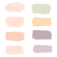 set of colorful frames
