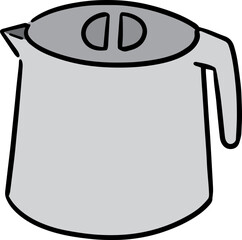 Illustration of plastic container
