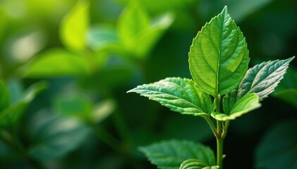 Fototapeta premium Wilting, curled leaves, yellowing green plant, detail, flora, crisp