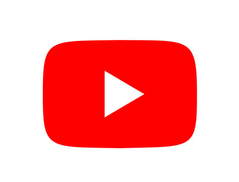 YouTube logo on a transparent background, YouTube play button. YouTube logo png, YouTube camera icon, YouTube APP. 