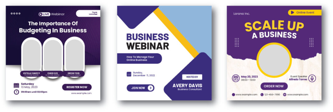 Elevate Your Expertise: Captivating Business Webinar Social Media Promos