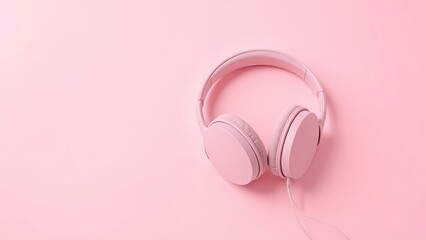 Wireless headphones on a gray background
