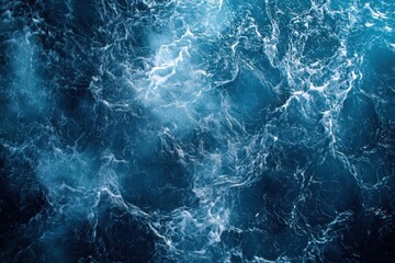 Fototapeta premium Turbulent ocean water surface patterns.