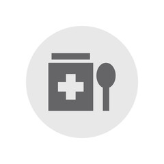 Fototapeta premium Liquid Medication Icon