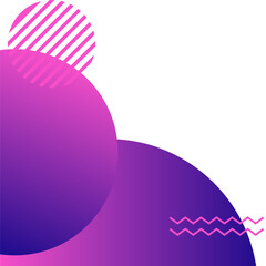 Circle Futuristic Purple Gradient