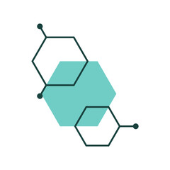 Hexagon Technology Ornament