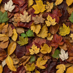 Autumn leaves are falling on us as we go
