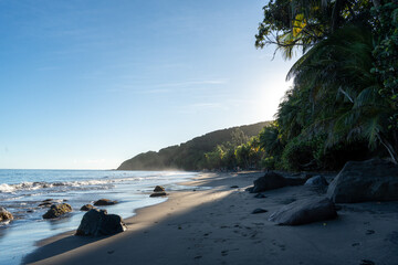 Plage de Grande Anse auf Basse Terre / Guadeloupe / Strand / Frankreich / Karibik