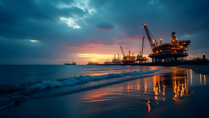 Comprehensive digitalization in the oil industry report exploring advanced IoT integration real time analytics and automation solutions to drive operational efficiency and innovation in  Photo Stock  