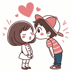 Cheek Kiss Surprise